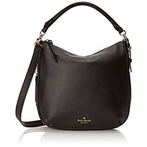 Kate Spade New Black Cobble Hill Ella Hobo Bag
